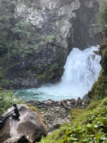 Die Reinbach Wasserfälle - der erste Wasserfall