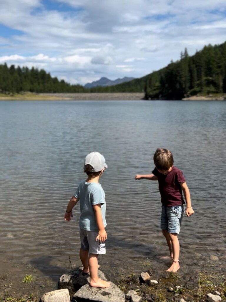 Wanderung um den Weißbrunnsee im Ultental - Wanderungen mit Kindern im Ultental