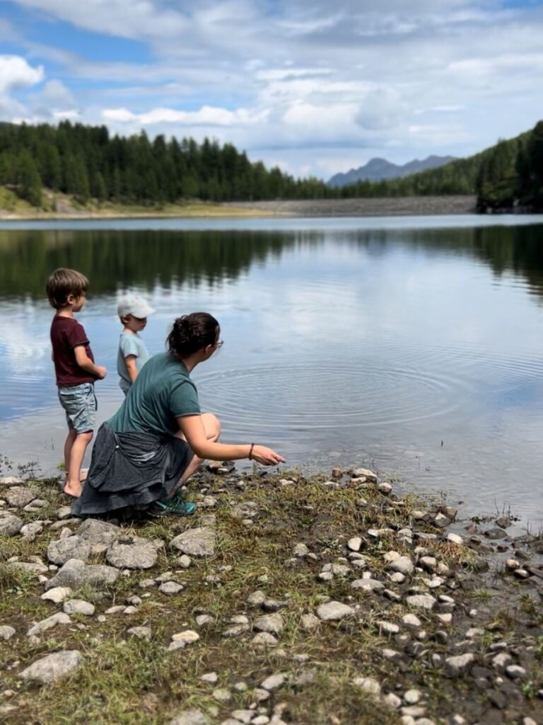 Wanderung um den Weißbrunnsee im Ultental - Wanderungen mit Kindern im Ultental