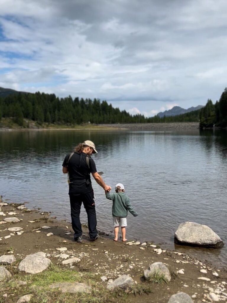 Wanderung um den Weißbrunnsee im Ultental - Wanderungen mit Kindern im Ultental