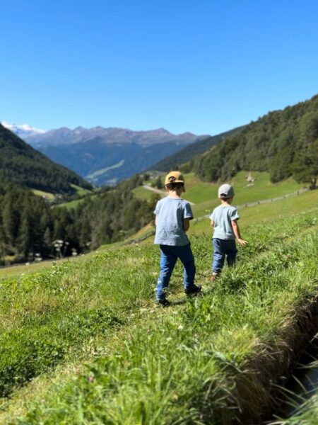 Der Ackerwaal in Matsch - Wandern im Vinschgau mit Kindern