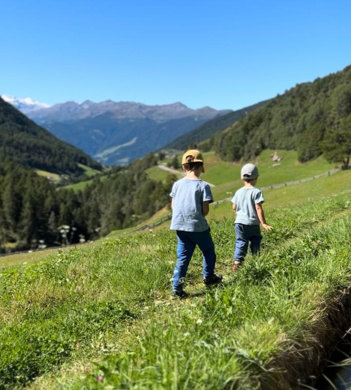 Der Ackerwaal in Matsch - Wandern im Vinschgau mit Kindern
