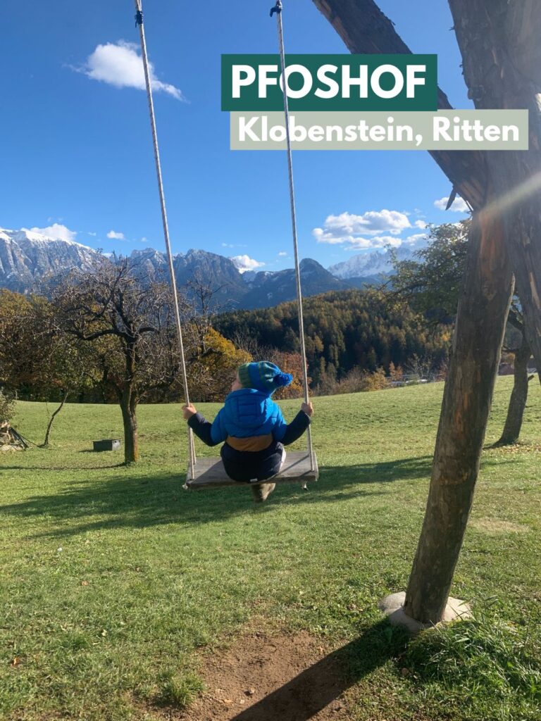 Törggelen mit Kindern in Südtirol - Pfoshof in Klobenstein