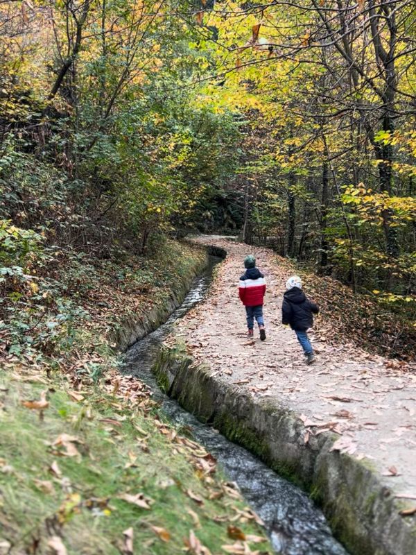 Waalweg Schenna - Schenner Waalweg - Wanderung mit Kindern bei Meran (5) Waalweg in Schenna