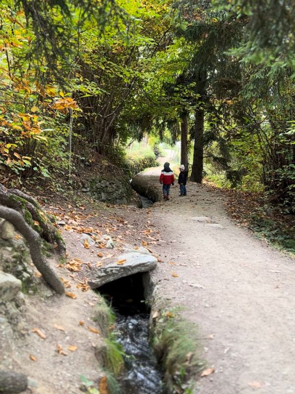 Waalweg Schenna - Schenner Waalweg - Wanderung mit Kindern bei Meran (7) Waalweg in Schenna