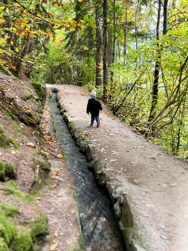 Waalweg Schenna - Schenner Waalweg - Wanderung mit Kindern bei Meran (8) Waalweg in Schenna