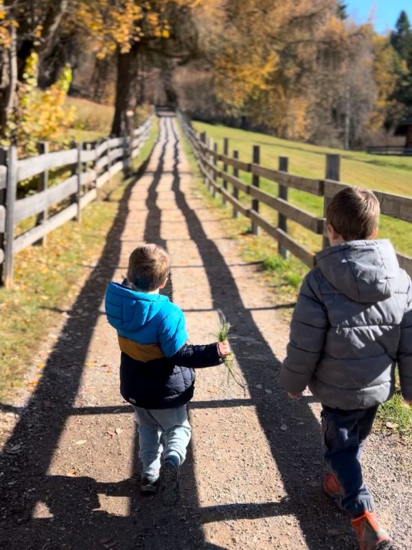 Sigmund Freud Promenade - Wanderung auf dem Ritten mit Kindern (14) Wanderung auf der Sigmund Freud Promenade auf dem Ritten im Herbst