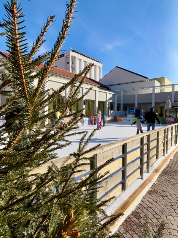 Eislaufen in Schlanders im Vinschgau