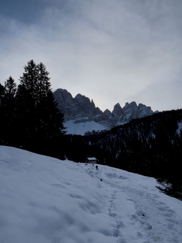 Rodeln mit Kindern in Südtirol - Dusler Alm in Villnöss