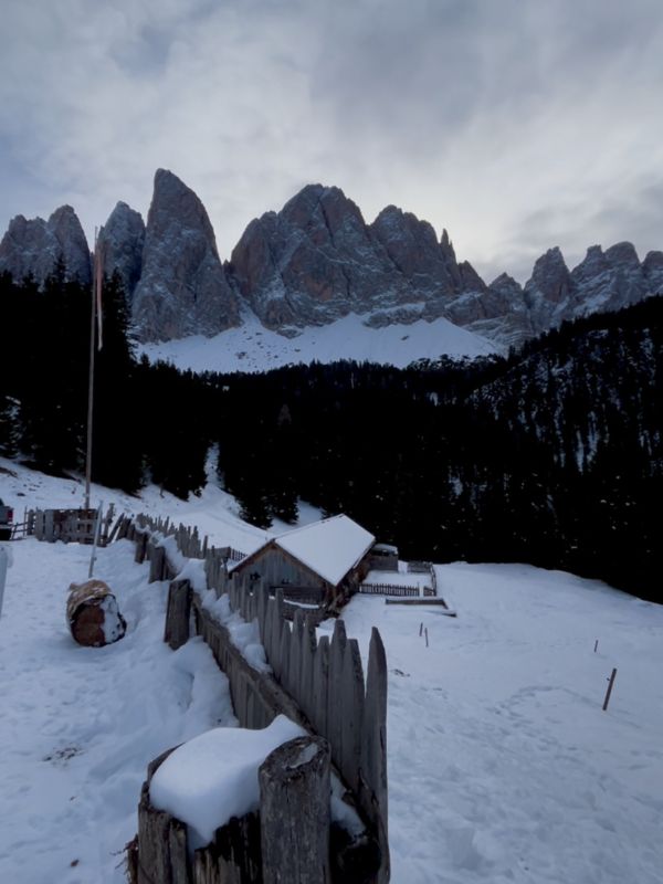 Rodeln mit Kindern in Südtirol - Dusler Alm in Villnöss