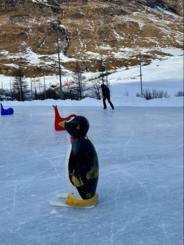 Eislaufplatz in Pfelders im Passeiertal