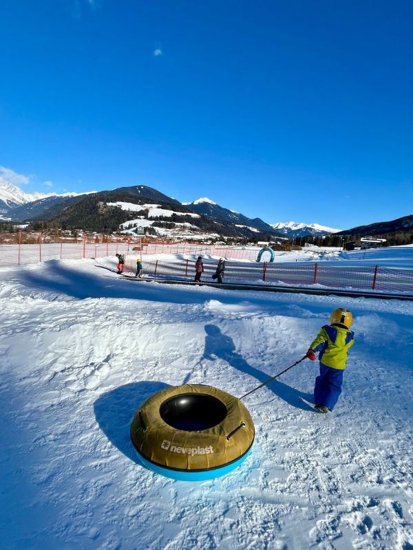 Kids Area Panorama in Olang - Winter im Pustertal mit Kindern