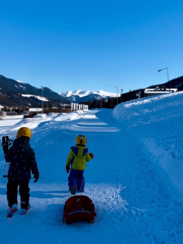 Kids Area Panorama in Olang - Winter im Pustertal mit Kindern
