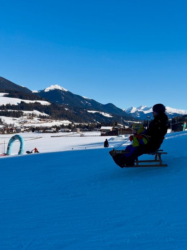 Kids Area Panorama in Olang - Winter im Pustertal mit Kindern