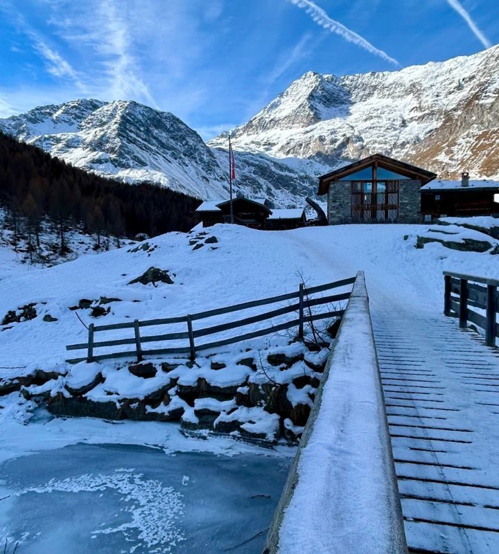 Rodeln und Wanderung zum Lazinser Hof in Pfelders im Passeiertal