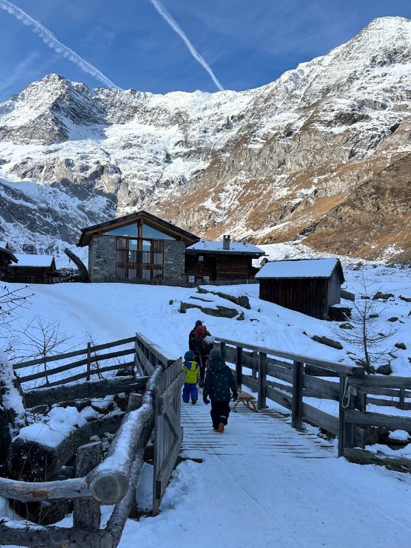 Lazinser Hof in Pfelders in Passeier - Rodeln und Wanderung im Winter