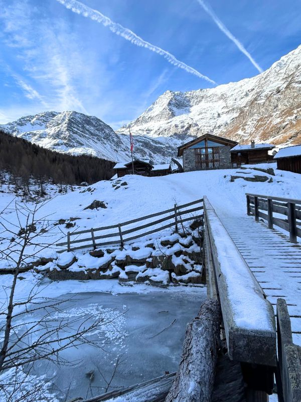 Lazinser Hof in Pfelders in Passeier - Rodeln und Wanderung im Winter