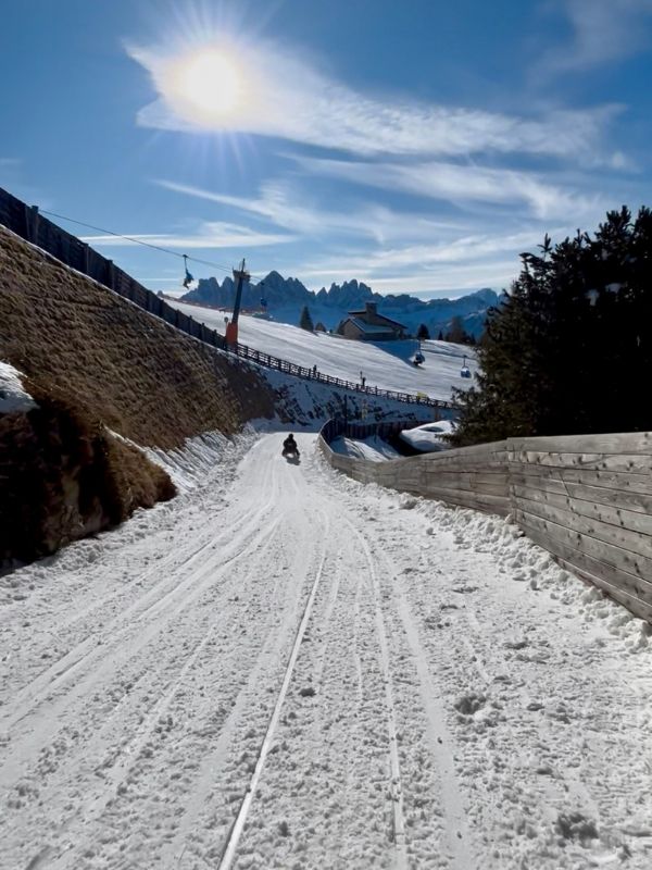 Rodeln auf der Plose in Südtirol (14) Rodeln auf der Plose bei Brixen mit Kindern