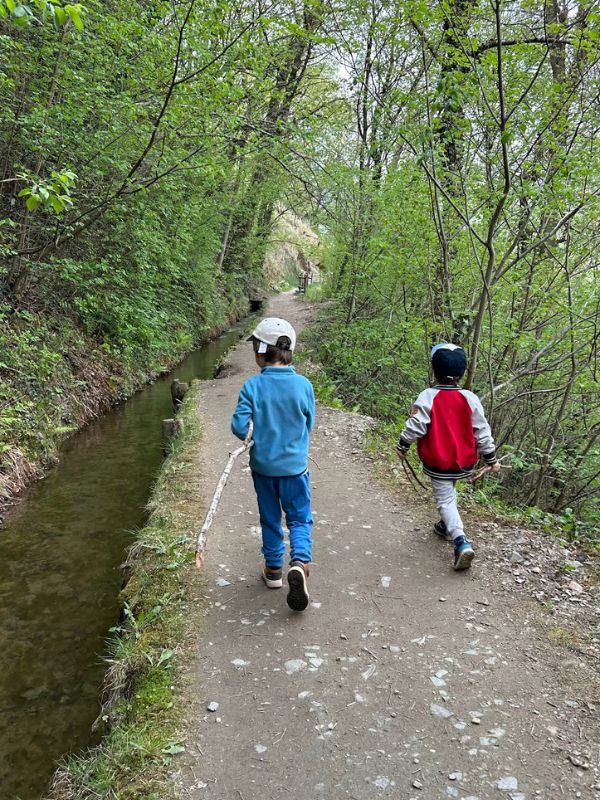 Maiser Waalweg_Kürzere Variante_Wandern mit Kindern bei Meran (17) Maiser Waalweg bei Meran - Wanderung mit Kindern