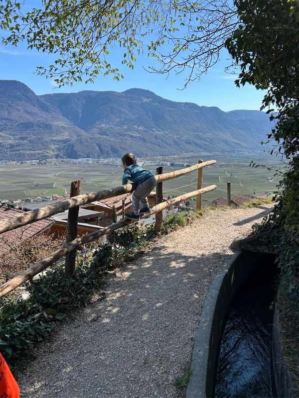 Marlinger Waalweg_Wanderung mit Kindern bei Meran in Südtirol (5) Der Marlinger Waalweg im Frühling