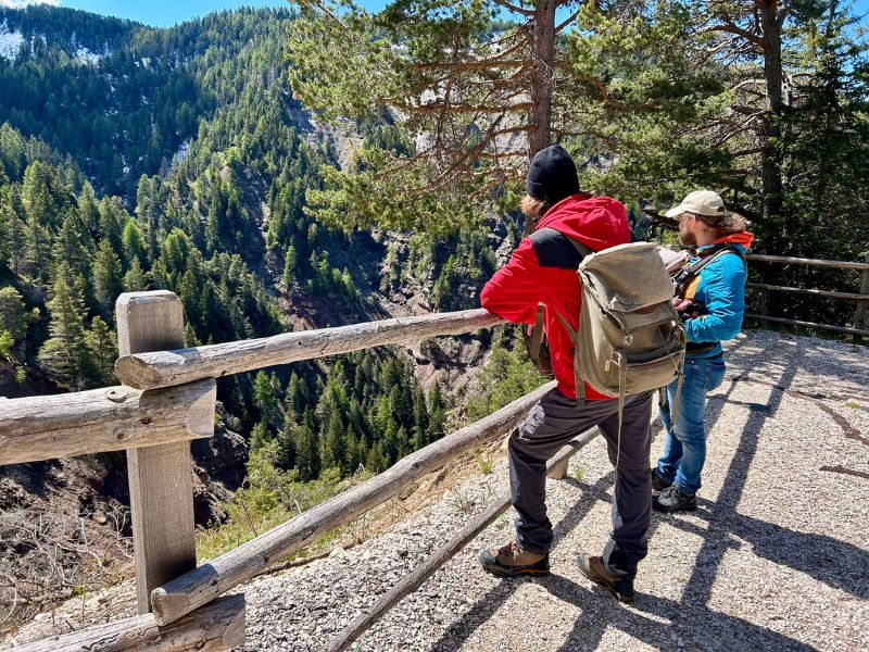 Saurierpfad Geoparc Bletterbach Aldein_Wanderung mit Kindern (27) Saurierpfad im Geoparc Bletterbach in Aldein in Südtirol - Familienführung