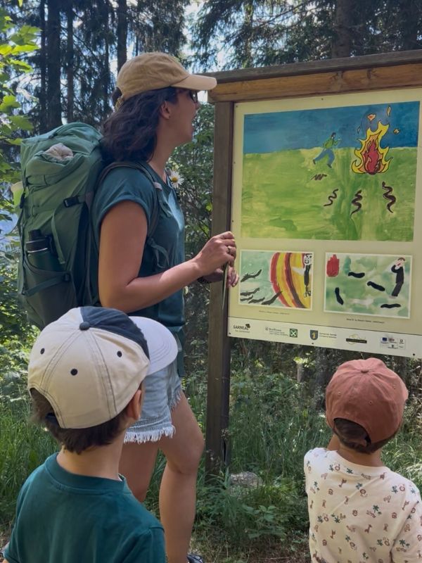 Sagenweg in Aberstückl im Sarntal_Wandern mit Kindern_Erlebnisweg (10) Der Sagenweg im Sarntal - Leichte Wanderung mit Kindern in Südtirol