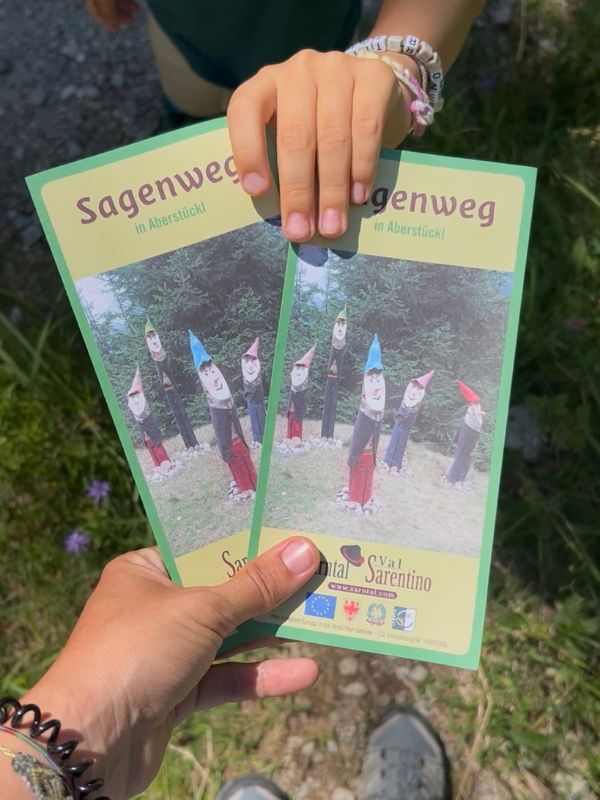 Sagenweg in Aberstückl im Sarntal_Wandern mit Kindern_Erlebnisweg (13) Der Sagenweg im Sarntal - Leichte Wanderung mit Kindern in Südtirol