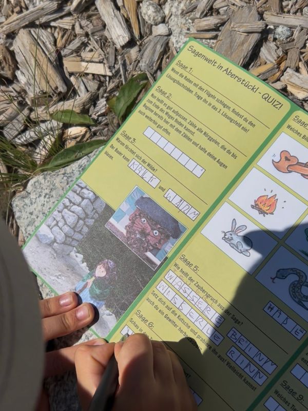 Sagenweg in Aberstückl im Sarntal_Wandern mit Kindern_Erlebnisweg (15) Der Sagenweg im Sarntal - Leichte Wanderung mit Kindern in Südtirol