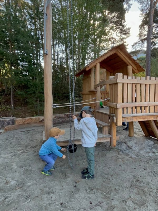Waldspielplatz in Kohlern_Spielplatz für Kinder in Bozen (8) Spielplatz in Kohlern bei Bozen