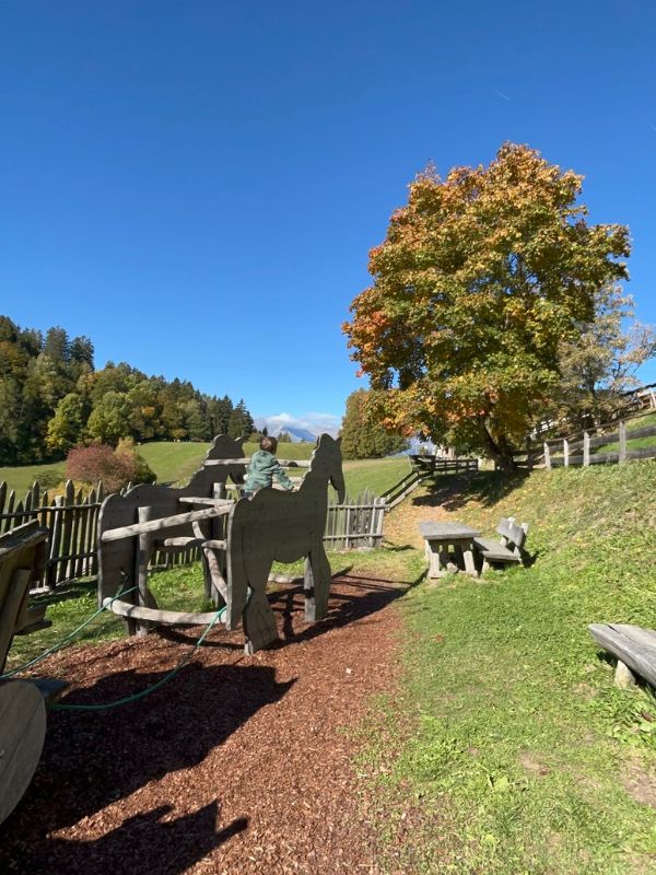 Haflinger Erlebnisweg_Hafling bei Meran_Wanderung mit dem Kinderwagen (20) Haflinger Erlebnisweg_Wanderung mit dem Kinderwagen bei Mera